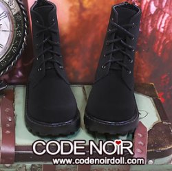 CBS000055 Black Suede Short Boots