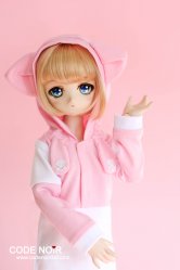 CMD000075 Pink Cat Hoodie Sweater Dress CMD000075 Pink Cat Hoodie Sweater Dress